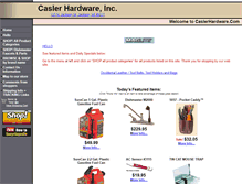 Tablet Screenshot of caslerhardware.com